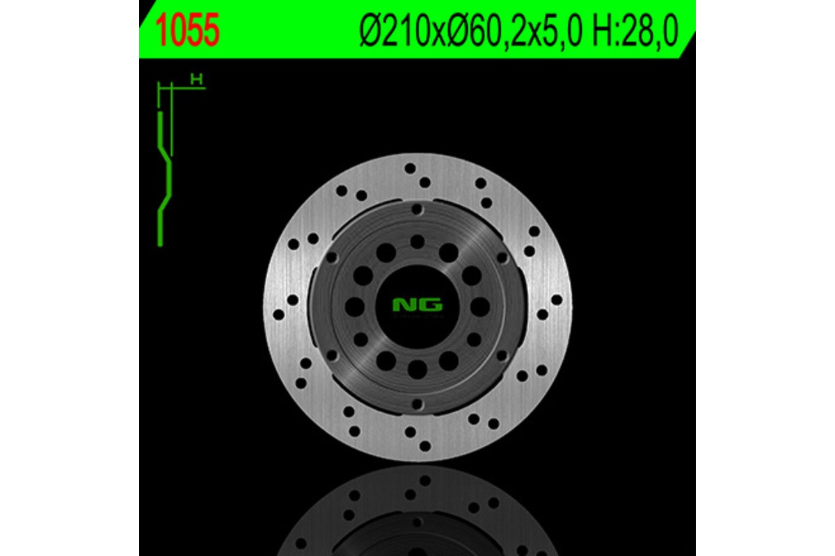 Disque de frein NG BRAKES rond flottant