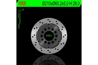 Disque de frein NG BRAKES rond flottant