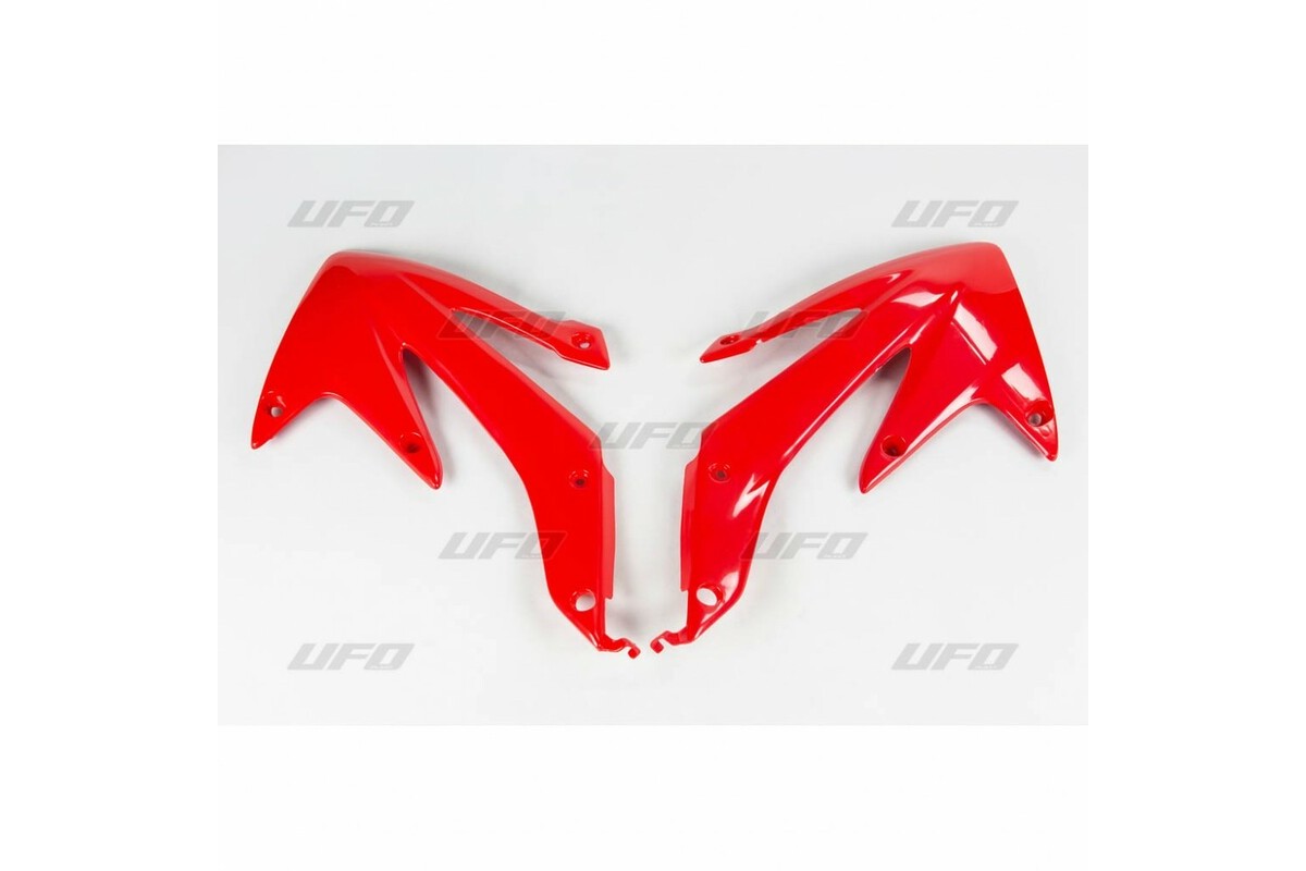 Ouïes de radiateur UFO rouge Honda CRF450X Ouïes de radiateur UFO rouge Honda CRF450X