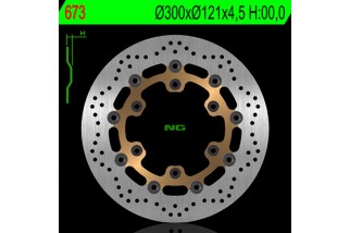 Disque de frein NG BRAKES rond flottant