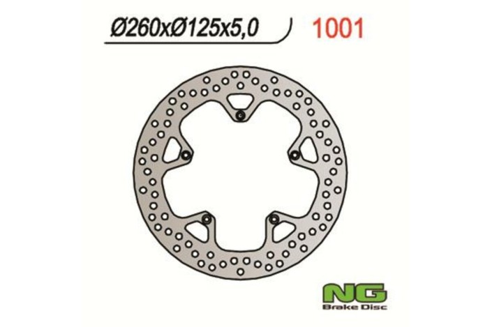 Disque de frein NG BRAKES rond fixe
