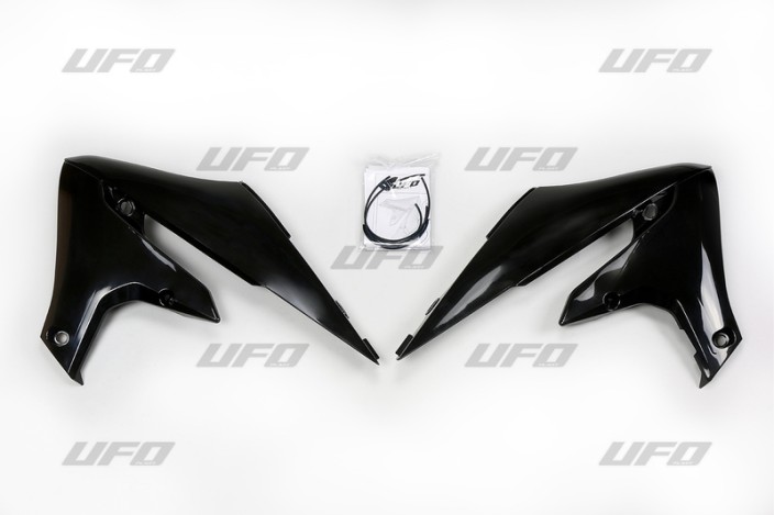 Ouïes de radiateur UFO noir Yamaha YZF450F