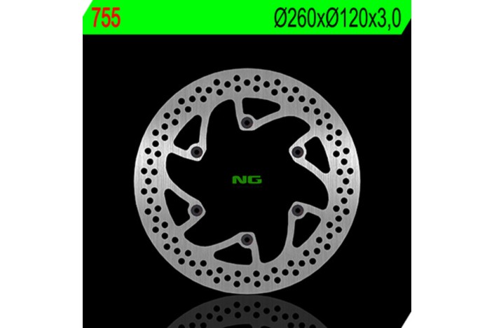 Disque de frein NG BRAKES rond fixe