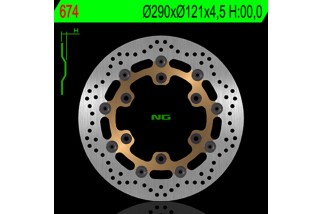 Disque de frein NG BRAKES rond flottant