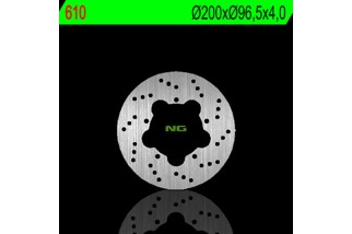 Disque de frein NG BRAKES rond fixe