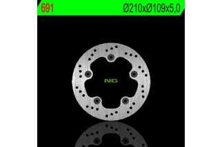Disque de frein NG BRAKES rond fixe