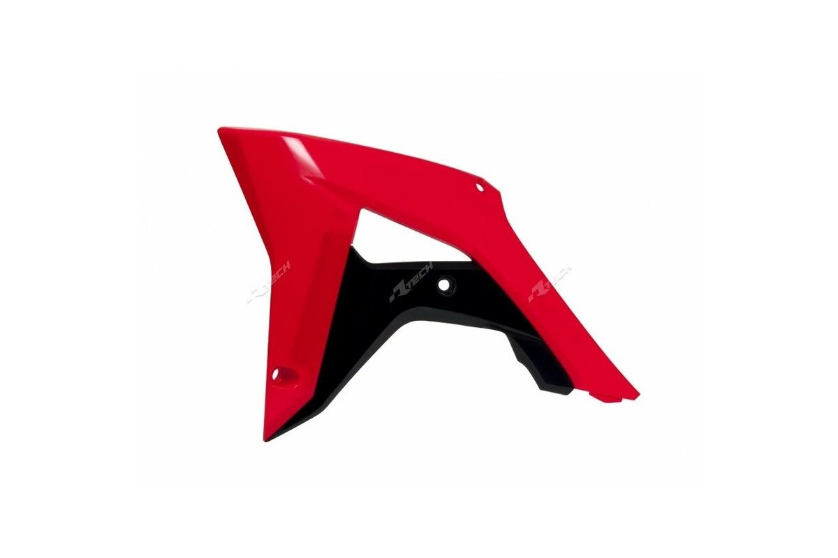 Ouïes de radiateur RACETECH couleur origine (2017) rouge/noir Honda CRF450R
