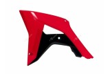 Ouïes de radiateur RACETECH couleur origine (2017) rouge/noir Honda CRF450R