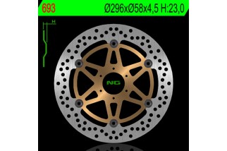Disque de frein NG BRAKES rond flottant