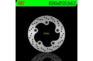 Disque de frein NG BRAKES rond fixe