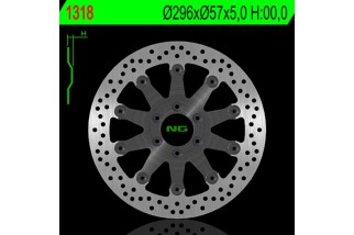 Disque de frein NG BRAKES rond flottant