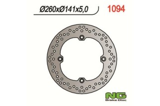Disque de frein NG BRAKES rond fixe