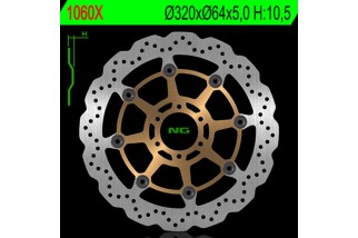 Disque de frein NG BRAKES pétale flottant