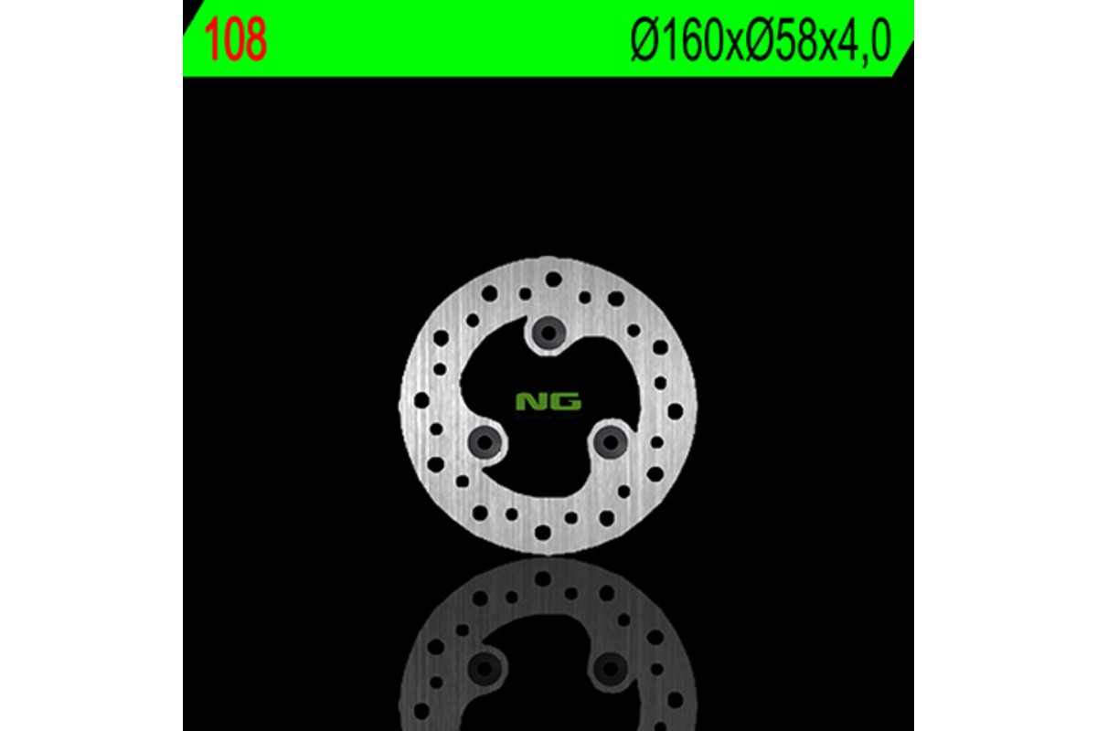 Disque de frein NG BRAKES rond fixe
