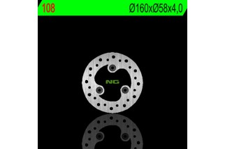 Disque de frein NG BRAKES rond fixe
