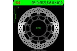 Disque de frein NG BRAKES rond flottant