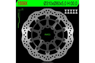 Disque de frein NG BRAKES pétale flottant