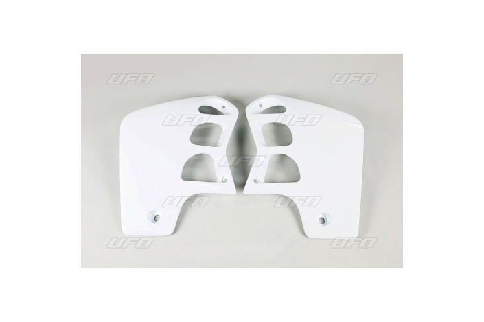 Ouïes de radiateur UFO blanc Honda CR500R