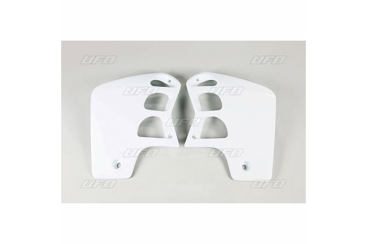 Ouïes de radiateur UFO blanc Honda CR500R