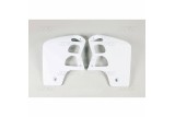 Ouïes de radiateur UFO blanc Honda CR500R