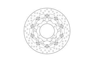 Disque de frein BREMBO Serie Oro rond flottant