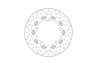Disque de frein BREMBO Serie Oro rond flottant
