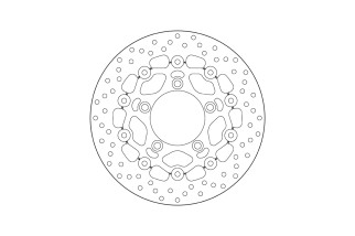 Disque de frein BREMBO Serie Oro rond flottant