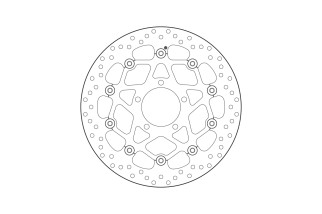 Disque de frein BREMBO Serie Oro rond flottant