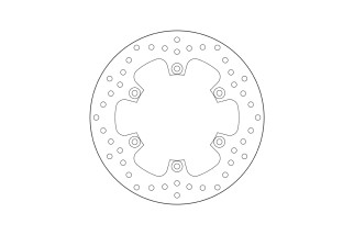 Disque de frein BREMBO Serie Oro rond fixe