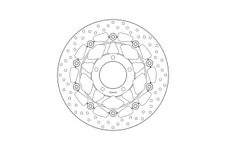 Disque de frein BREMBO Serie Oro rond flottant