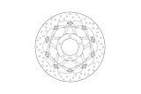 Disque de frein BREMBO Serie Oro rond flottant