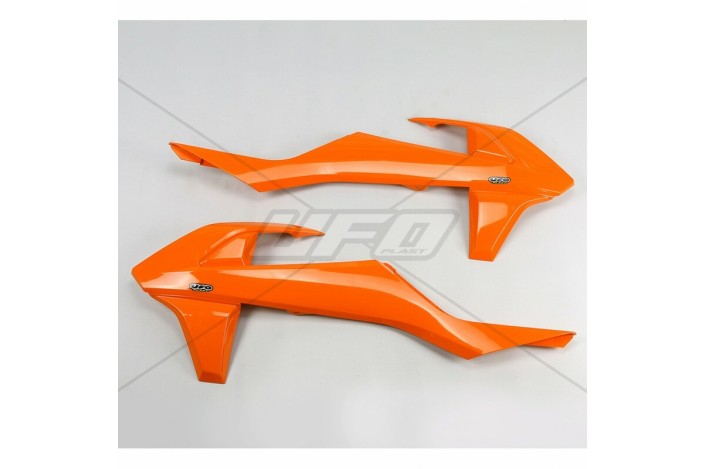 Ouïes de radiateur UFO orange KTM