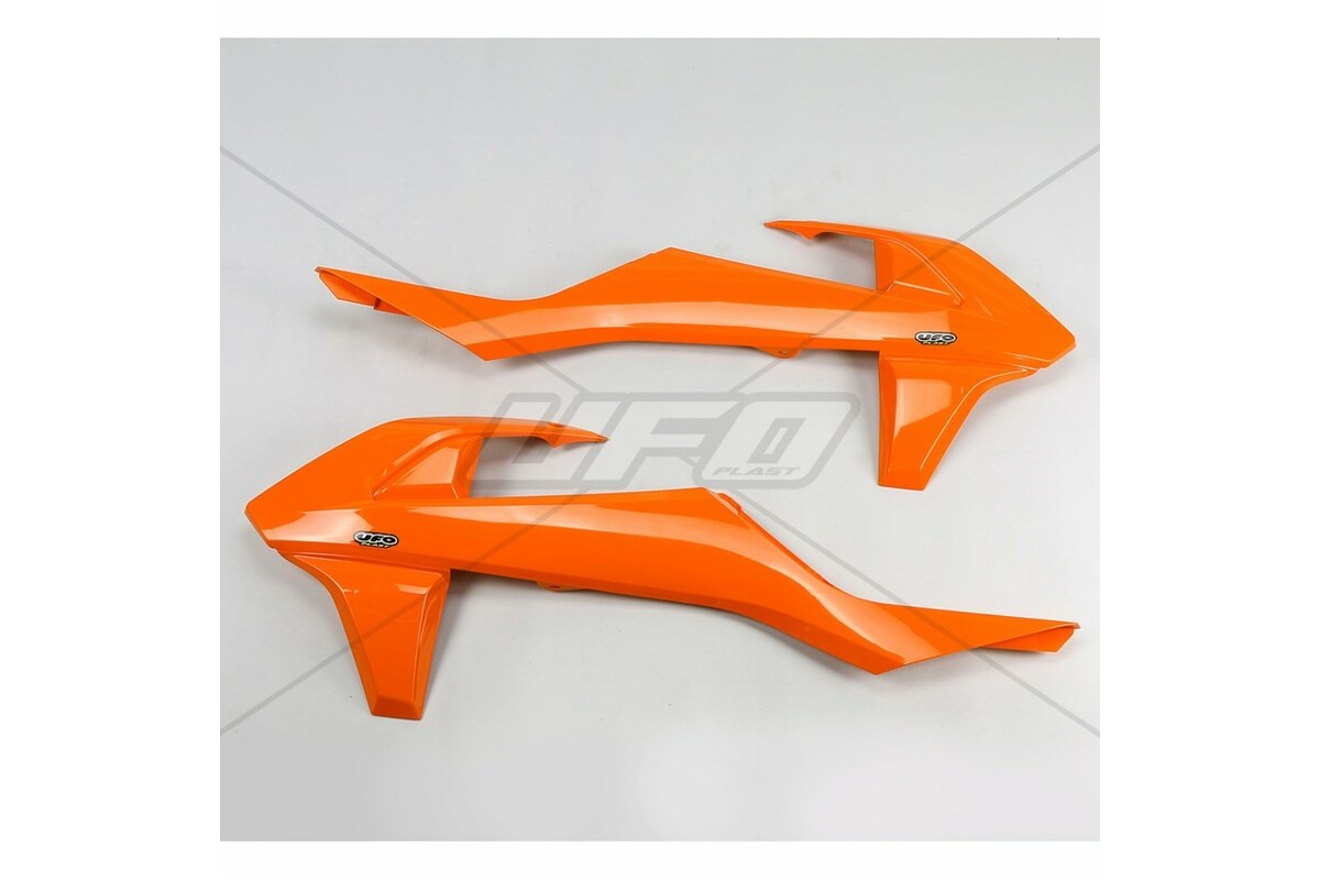 Ouïes de radiateur UFO orange KTM