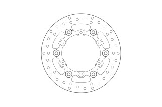 Disque de frein BREMBO Serie Oro rond flottant