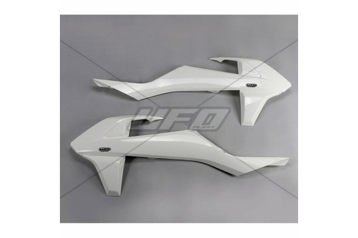 Ouïes de radiateur UFO blanc KTM