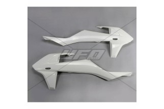 Ouïes de radiateur UFO blanc KTM