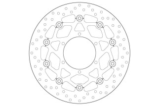 Disque de frein BREMBO Serie Oro rond flottant