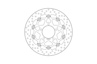 Disque de frein BREMBO Serie Oro rond flottant