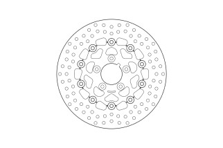 Disque de frein BREMBO Serie Oro rond flottant