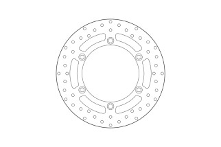 Disque de frein BREMBO Serie Oro rond fixe