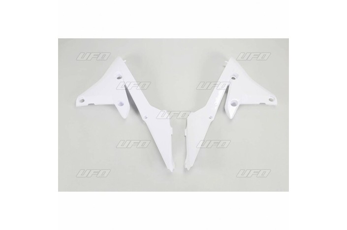 Ouïes de radiateur UFO blanc Yamaha YZ250F/450F