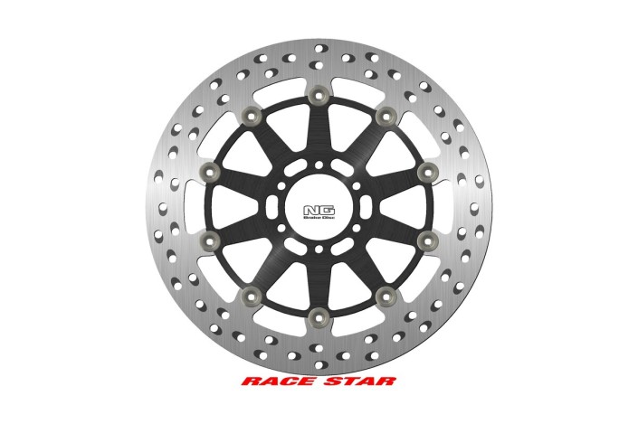 Disque de frein NG BRAKES Race Star rond flottant