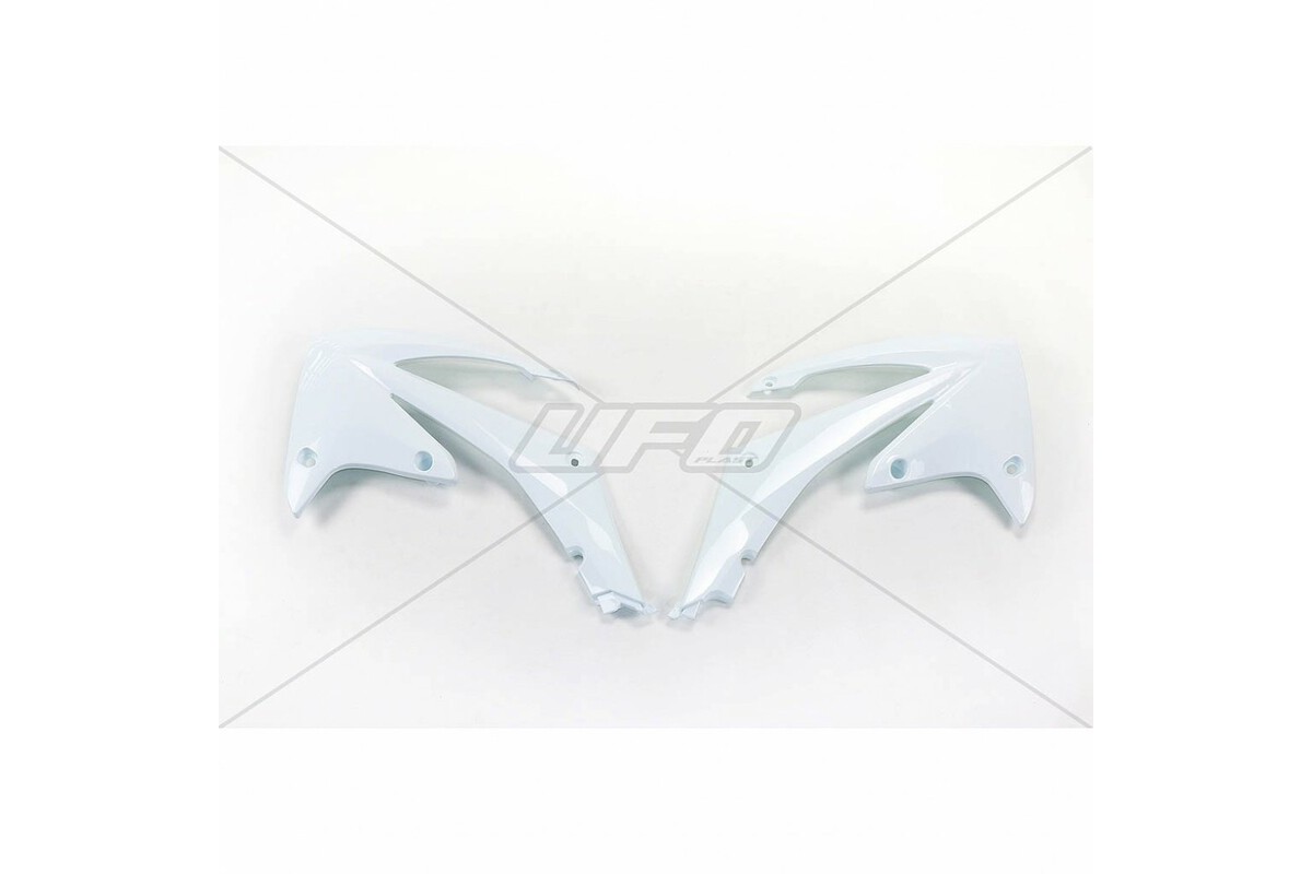 Ouïes de radiateur UFO blanc Honda CRF250R/450R