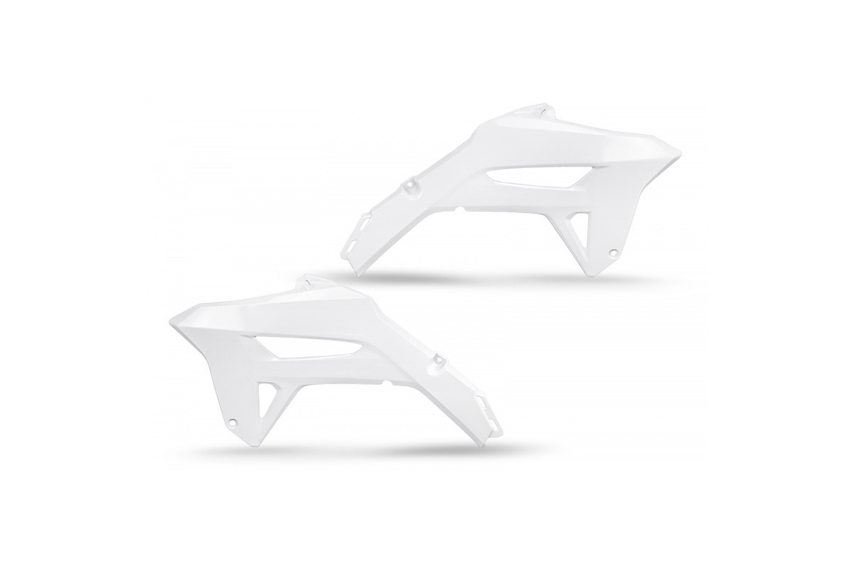 Ouies de radiateur UFO blanc Honda CRF450R Ouies de radiateur UFO blanc Honda CRF450R