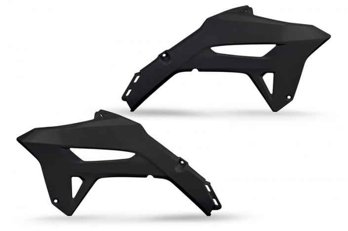 Ouies de radiateur UFO noir Honda CRF 450 R