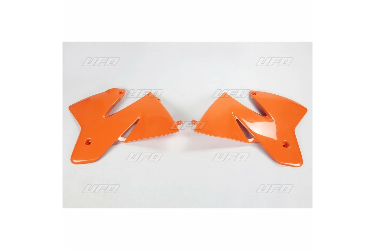 Ouïes de radiateur UFO orange KTM