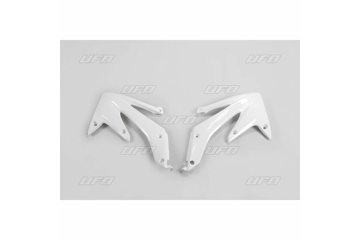 Ouïes de radiateur UFO blanc Honda CRF450R