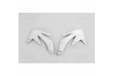 Ouïes de radiateur UFO blanc Honda CRF450R