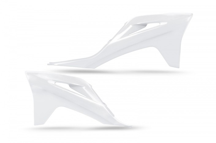 Ouïes de radiateur UFO blanc Gas Gas MC