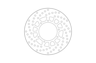 Disque de frein BREMBO Serie Oro rond fixe